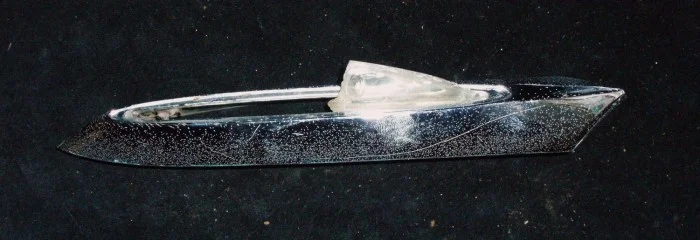 1961 Ford Galaxie krom framskärmvänster Kampanj