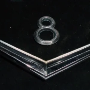 1956 Desoto V8 emblem bakskärm Rabatt