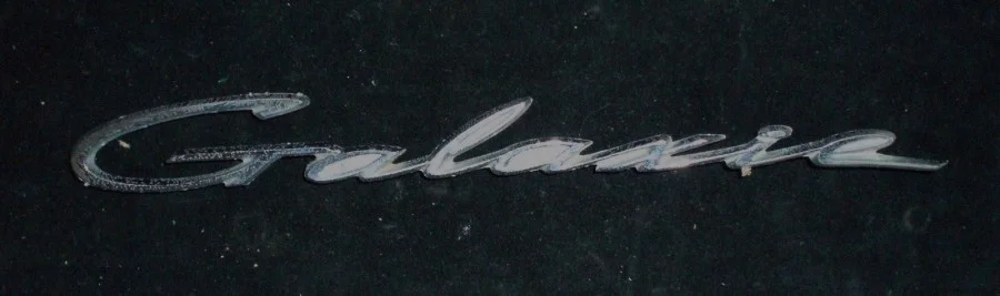1961 Ford Galaxie emblem framskärm vänster Rea