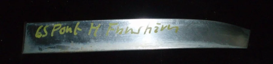 1965 Pontiac krom framskärm höger Begränsat antal