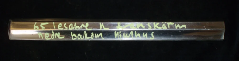 1965 Buick LeSabre kromlist bakom hjulhus framskärm nedre höger Fynd