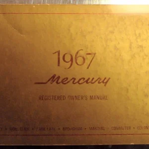 1967 Mercury owners manual Kampanj