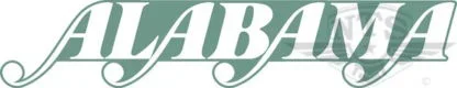 Utförsäljning Bakskärmsdekaler Alabama