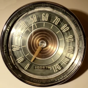 1959Chryslerhastighetsmätare Begränsad tid