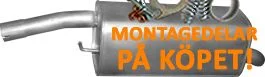 Extra rabatt Bakre ljuddämpare Polmo