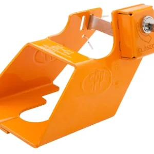 I lager Sl&auml;pvagnsl&aring;s med inbyggt l&aring;s, orange