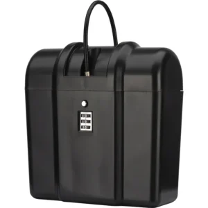 Lägg i varukorgen Kassask&aring;p med tr&aring;d och kodl&aring;s, svart