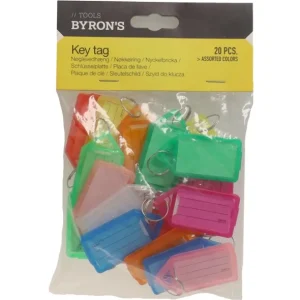 Nedsatt pris Nyckelbrickor 20 st i olika f&auml;rger