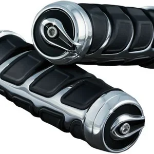 Utförsäljning Kuryakyn Grips Kinetic For Dual Cable Throttle Chrome Grips Kinetic -