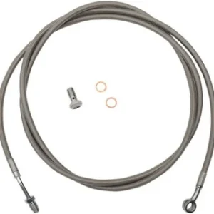 Utförsäljning La Choppers Braided Stainless Clutch Line For 12"-14" Apes / Natural-B