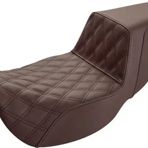 Utförsäljning Saddlemen Step Up Seat - Lattice Stitched - Brown - Flh Seat Step Up F