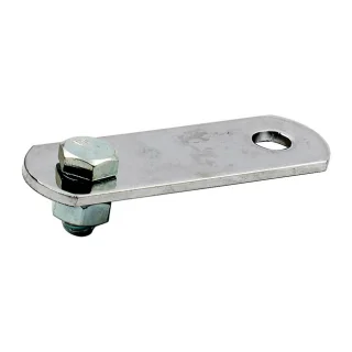 Universal exhaust mount bracket. 3 long, 2 holes exhaust Chromed steel Endast denna vecka