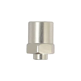 Varioflex Connector Universal Silver Anodized Alu, M10X1.25, Int. Thre Extra rabatt