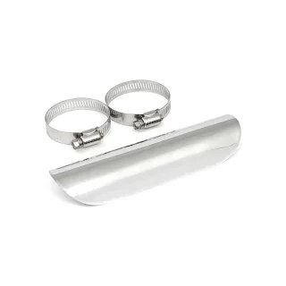 Universal Smooth Heat Shield 7" Long Chrome 1-3/4" Exhaust Pipes risnedsättning