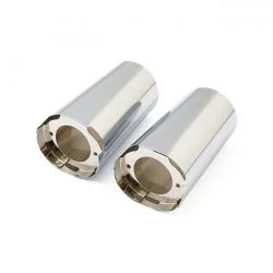 Upper Fork Slider Covers. Chrome 14-23 Touring, 14-23 Trikes Premium