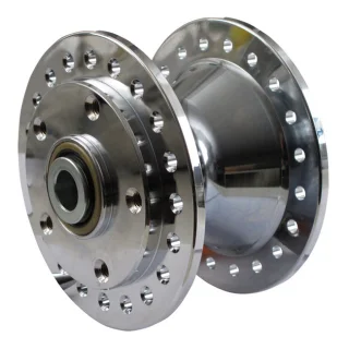 Wheel Hub Front, Chrome. Dual Disc 84-99 Fx, Xl, Dyna Reapris