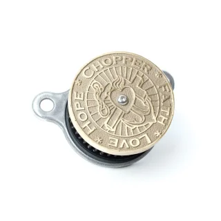 Wannabe Choppers, Wannasucker 'Cflh' Air Cleaner. Brass 91-22 Xl (Excl Fri frakt