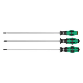 Wera Screwdriver Set 3 Pcs. Kraftform 300 Plus Extra Long Phillips, Po I lager