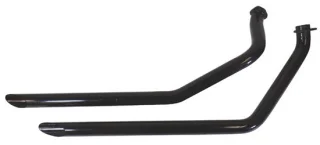 V-Factor 40" black primer drag pipes 70-84 Shovelhead Lågt pris