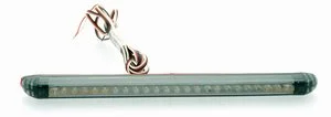 Utförsäljning String L.E.D baklampa med bromsljus, tonat glas,126x8x11mm, E-märkt
