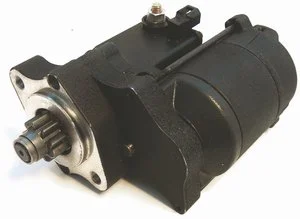 Utförsäljning Startmotor komplett 1.4KW XL 81-upp, svart. All Balls, dyno test